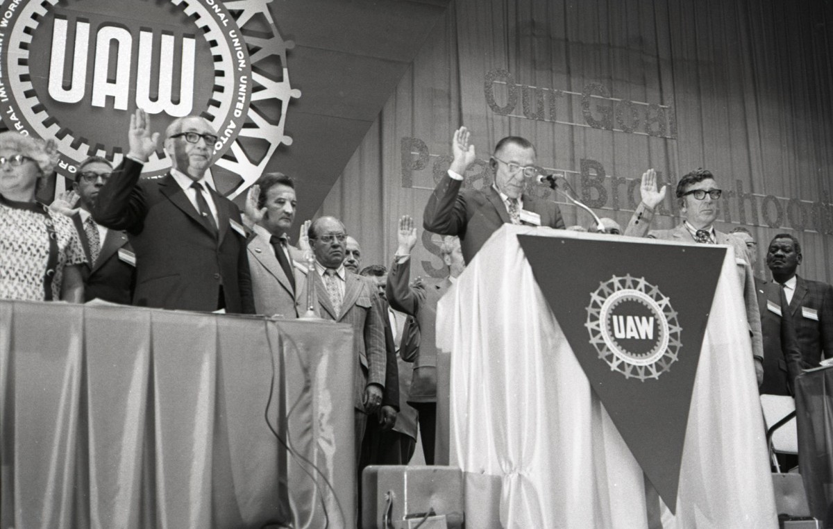 UAW Constitutional Convention, Atlantic City; 1972.