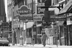 Downtown Grand Marais seems busy; 1976.