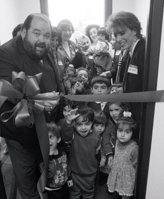 Jack O'Reilly opens the ACCESS Day Care Center; 1993.