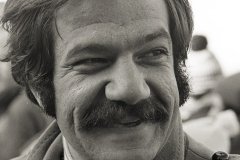 Demonstrators march at Dearborn City Hall in support of ACCESS after funding cuts were threatened, 1977.Abdeen Jabara.