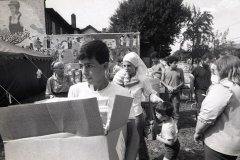 The southend community comes out in support of ACCESS after an arson fire, 1983.