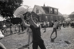 The southend community comes out in support of ACCESS after an arson fire, 1983.