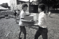 The southend community comes out in support of ACCESS after an arson fire, 1983.