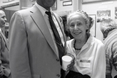 ACCESS opening; 1988. Wilfred Little and Aliya Hassan.