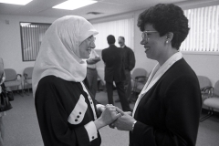 ACCESS opens new offices; 1992. Lila Amen, Dr. Sharreen Arraff.