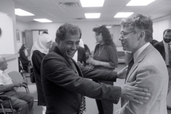 ACCESS opens new offices; 1992. Mosabi Hamid, Jeremey Hughes.