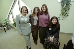 ACCESS staff at an event; 2000. Rashida Tlaib, center right.
