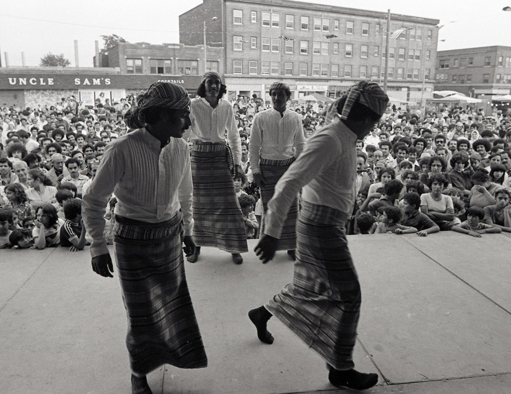 Dearborn Southend Festival, 1979. Yemeni Dance Troupe.