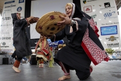 ArabIFest86:            The Yemeni Jewish Dancing Group performs the traditional dance for a bride before her wedding day.