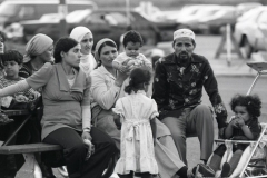 Families gather at the annual Southend Street Festival, 1981.