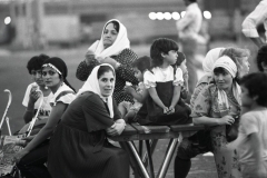 Families gather at the annual Southend Street Festival, 1981.