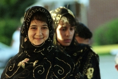 Yemeni dancers at the Arab American Festival; 1998.