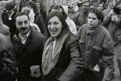 Resistance to the US invasion of Iraq in 1991 drew protestors at the University of Michigan-Dearborn and downtown Detroit. Ismael and Margaret Ahmed.