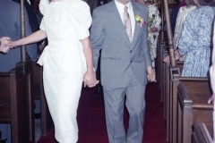 Wedding of Ismael and Peggy Ahmed; 1989. 