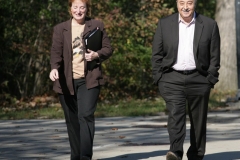 Ismael Ahmed on the UM-Dearborn campus, 2011.